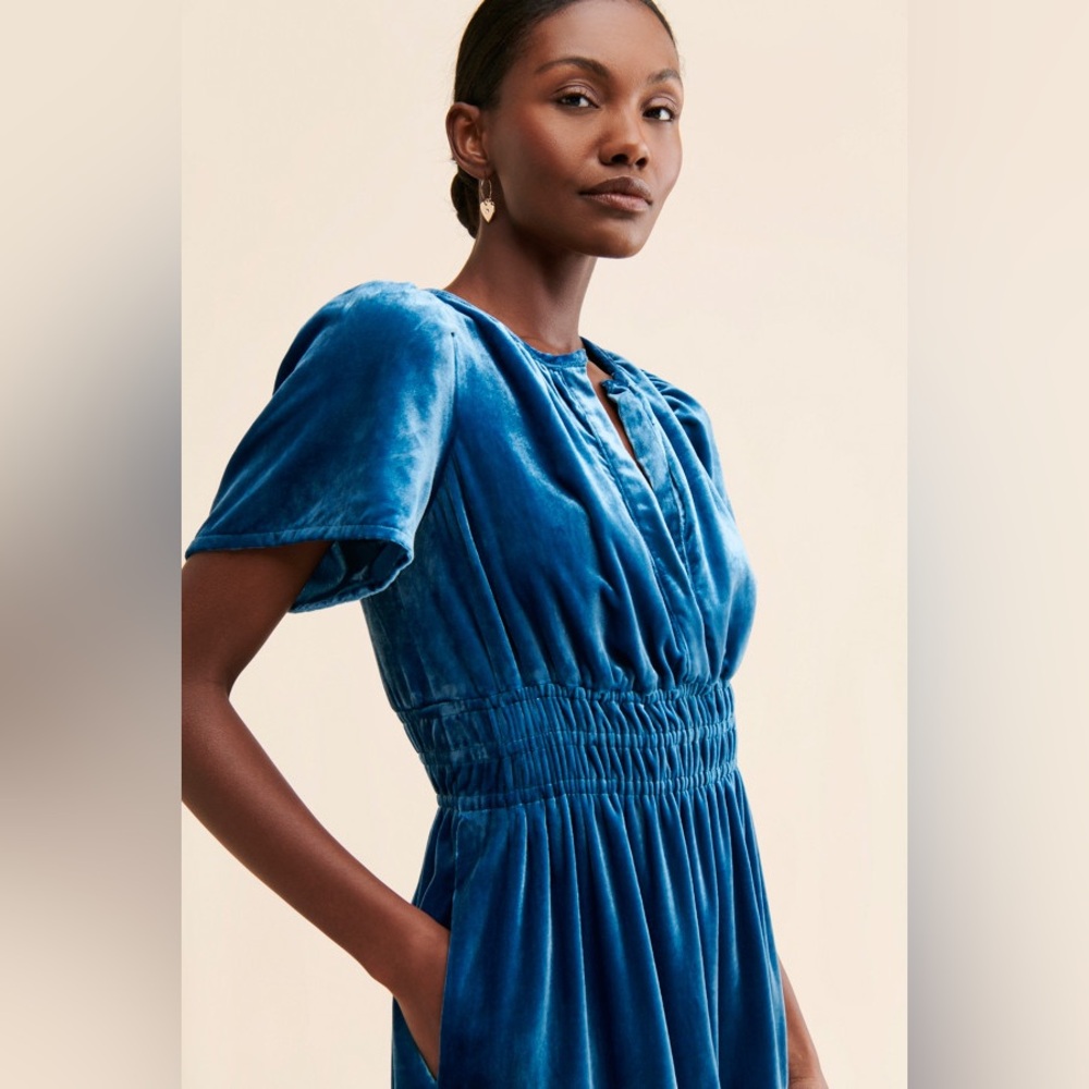Anthropologie The Somerset Velvet‎ Mini Dress - Picture 2 of 6